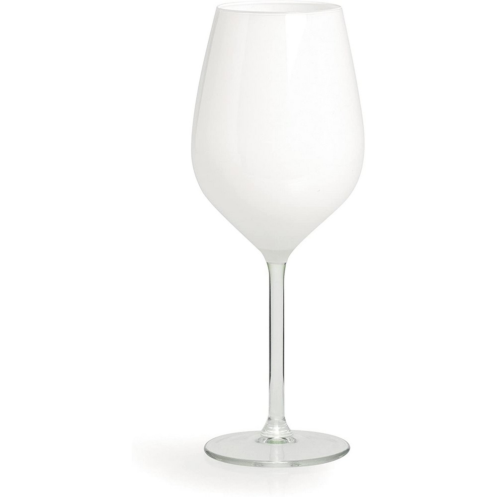 Acquista online Excelsa Set 4 calice vino e/o cocktails Vetro colore nero e bianco cl 50 Excelsa